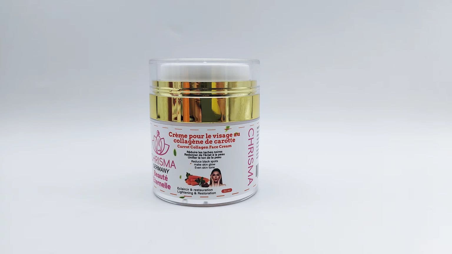 Crème Visage au Collagène de Carotte